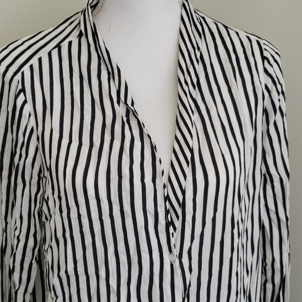 NWOT Zara European Faux Wrapped Blouse